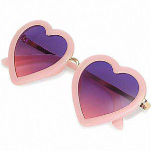 Kids Heart Shaped  UV 400 Protection Sunglasses for‎ Toddler Girls Age 3-10